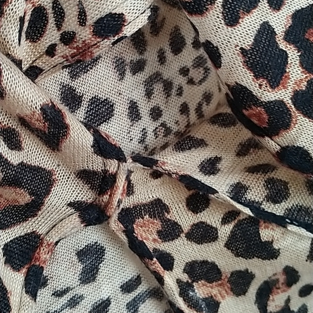INC International Concept Animal Print Kaftan Beach Cover up OS - Picture 7 of 10